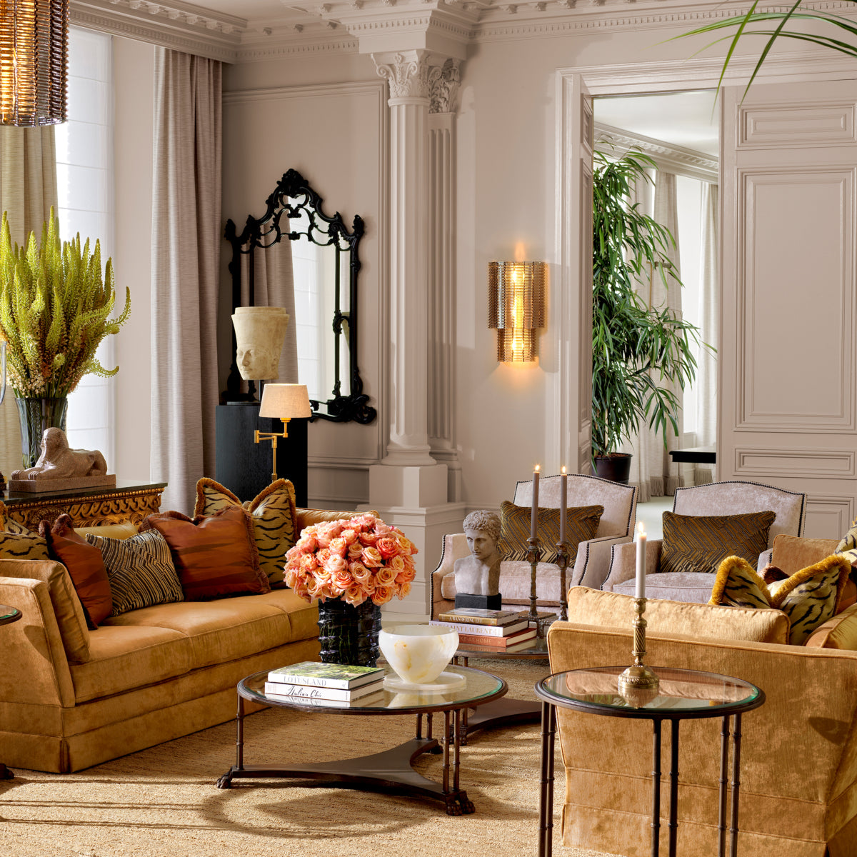Belvedere Tarçın Rengi Kadife Kumaşlı Rahat Oturumlu Modern Sofa Kanepe
